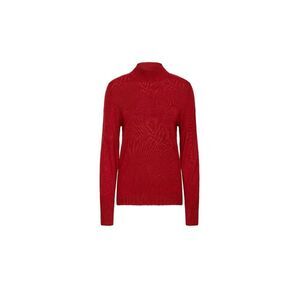 Ichi IHMAFA Pullover Turtleneck Sweater Size Small, Color Red Dahlia